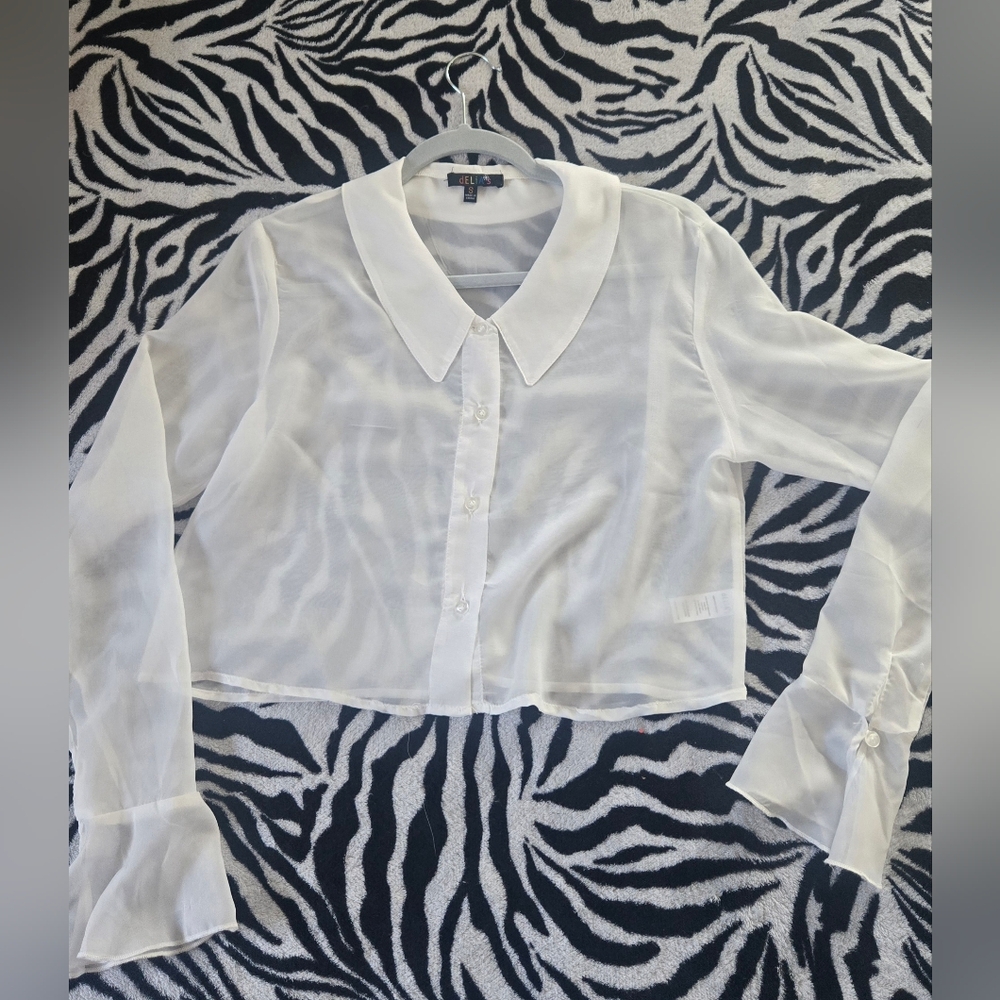 dELiA*s Dolls Kill Hells Belles Sheer Blouse